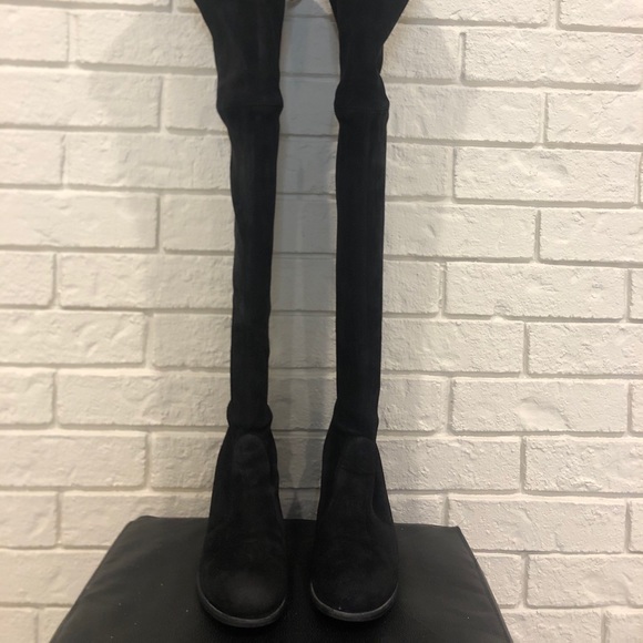 Stuart Weitzman Knee High Suede Boots - Picture 1 of 7